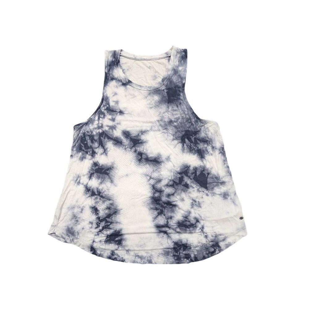 American Eagle Soft and Sexy Black and White Tie Dye Tee Women's XS